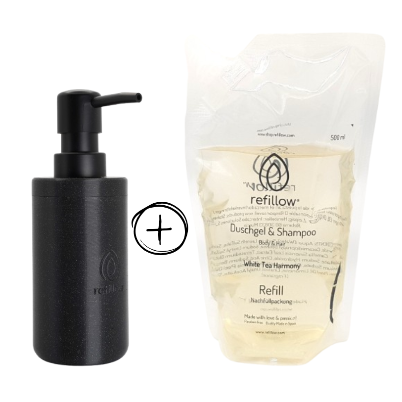 Duschgel-Spender & Duschgel/Shampoo (Refill)
